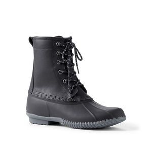 Like new Land’s End waterproof Lined Duck Boots